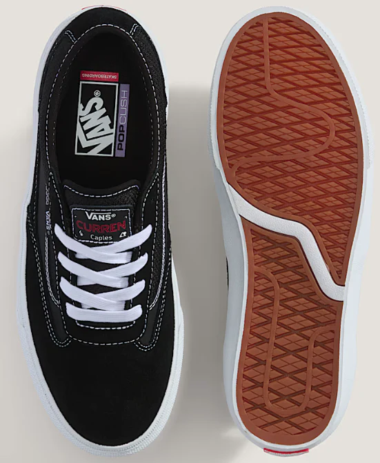 Vans - Curren Caples Shoes | Black White - Image 4