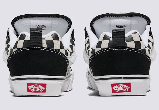 Vans - Knu Skool Shoes | Black White (Checkerboard) - Image 4
