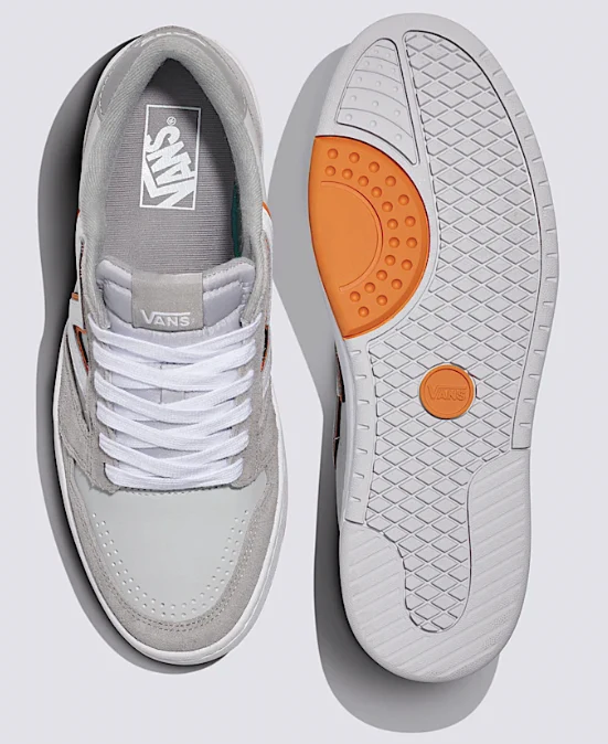 Vans - Lowland 2.0 Shoes | Grey Orange - Image 3