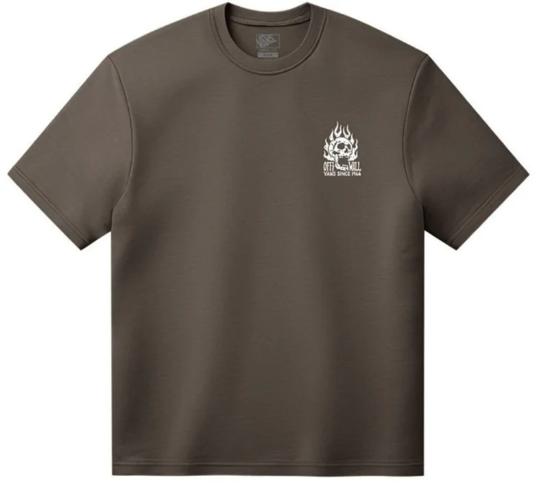 Vans - Off The Wall Fever Tee | Vintage Cocoa - Image 2
