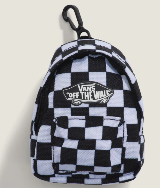 Vans - Old Skool Micro Backpack Keychain | White Checkerboard