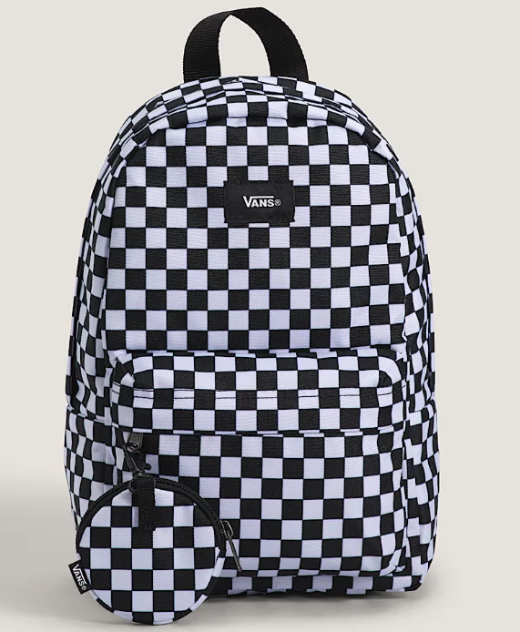 Vans - Old Skool Mini Backpack | White Checkerboard
