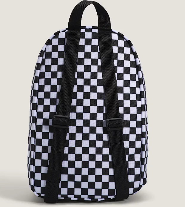 Vans - Old Skool Mini Backpack | White Checkerboard - Image 2