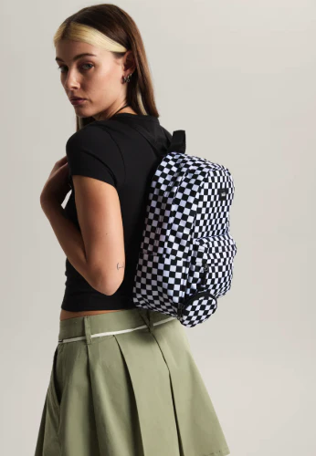 Vans - Old Skool Mini Backpack | White Checkerboard - Image 4