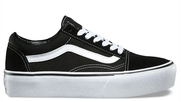Vans - Old Skool Platform Shoes | Black