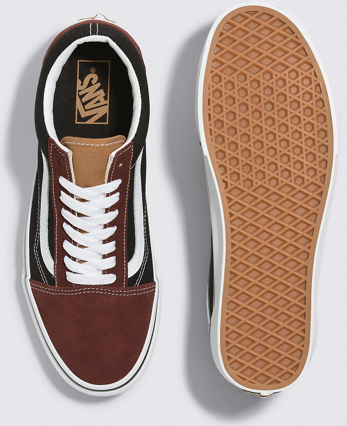 Vans - Old Skool Shoes | Black Brown (Color Block) - Image 5