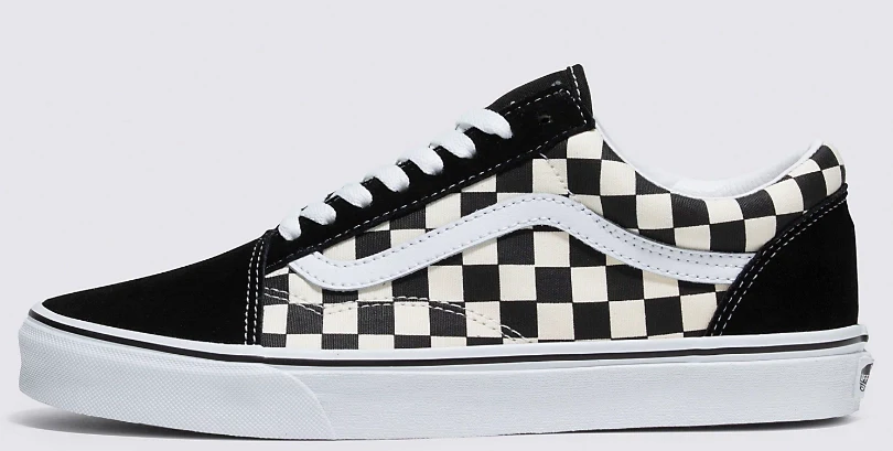 Vans - Old Skool Shoes | Black White (Primary Check) - Image 2
