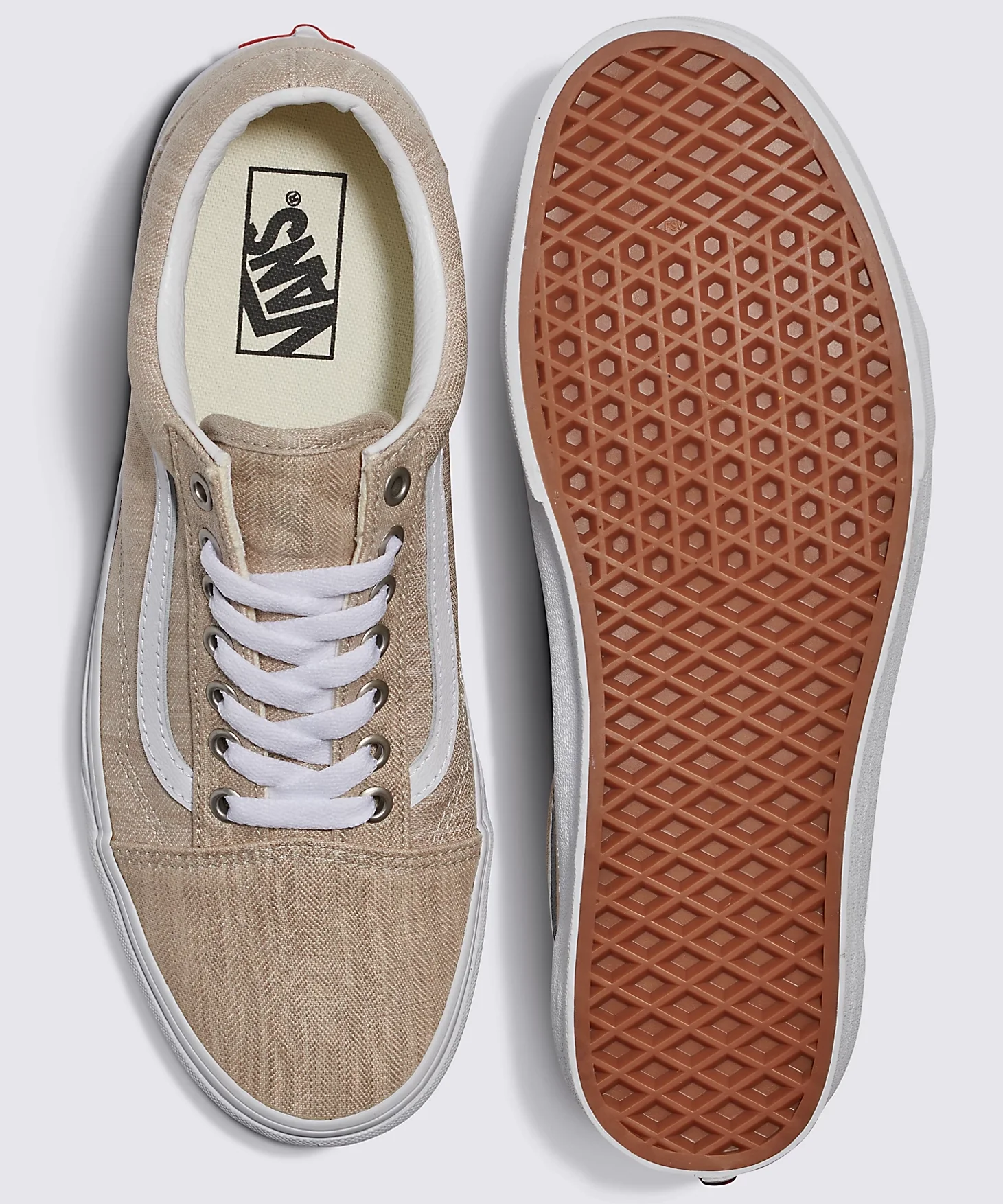 Vans - Old Skool Shoes | Rainy Day (Summer Linen) - Image 3