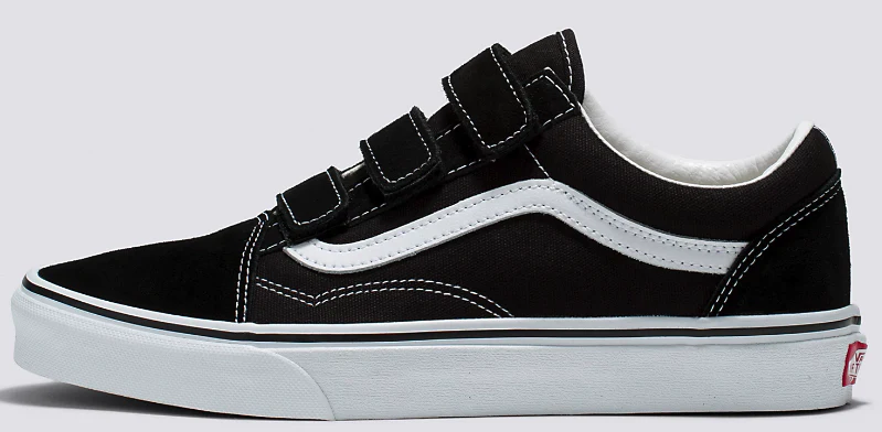 Vans - Old Skool V Shoes | Black White - Image 2