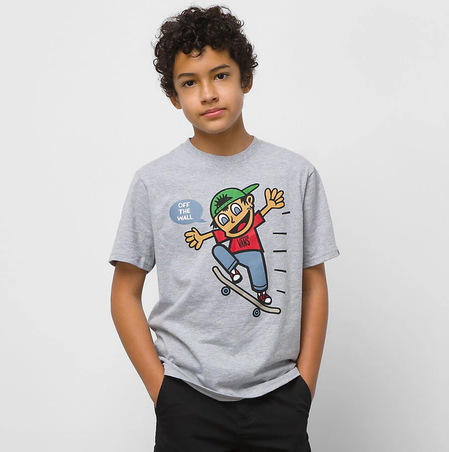 Vans - Ollie Pop Youth Tee | Athletic Heather - Image 2