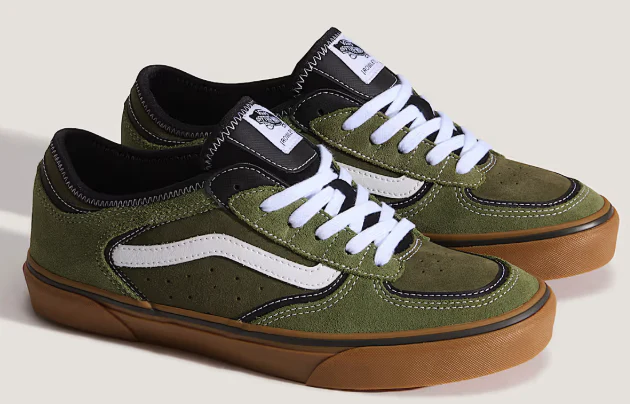 Vans - Rowley Classic Shoes | Aged Green Gum - Image 2