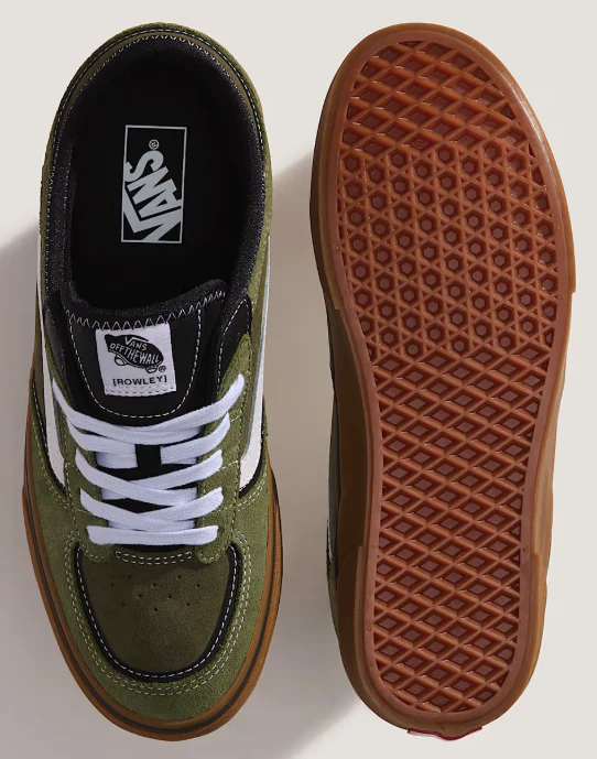 Vans - Rowley Classic Shoes | Aged Green Gum - Image 3