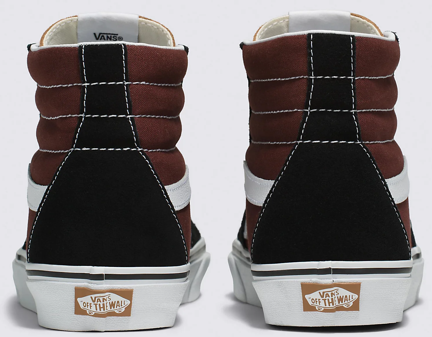 Vans - Sk8-Hi Shoes | Black Brown (Color Block) - Image 4