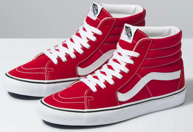 Vans - Sk8-Hi Shoes | Racing Red - Image 2
