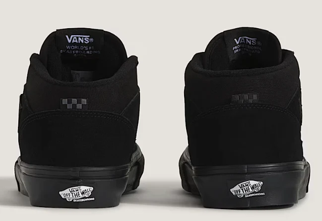 Vans - Skate Half Cab Shoes | Black Black - Image 5