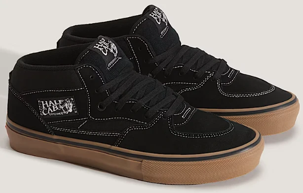 Vans - Skate Half Cab Shoes | Black Gum - Image 3