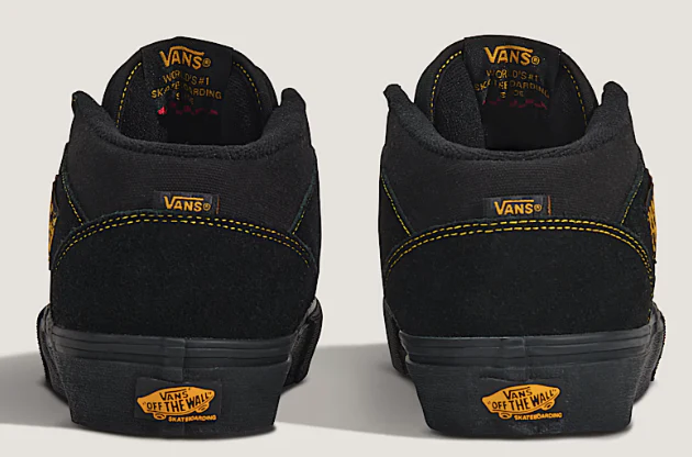 Vans - Skate Half Cab Shoes | Black Mustard - Image 5