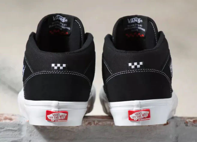 Vans - Skate Half Cab Shoes | Black White - Image 4