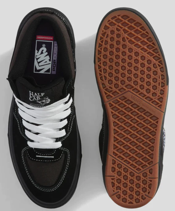 Vans - Skate Half Cab Wafflecup Shoes | Black - Image 3