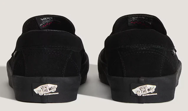 Vans - Skate Loafer Shoes | Black Black (Suede) - Image 5
