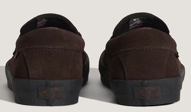 Vans - Skate Loafer Shoes | Brown Black (Suede) - Image 4