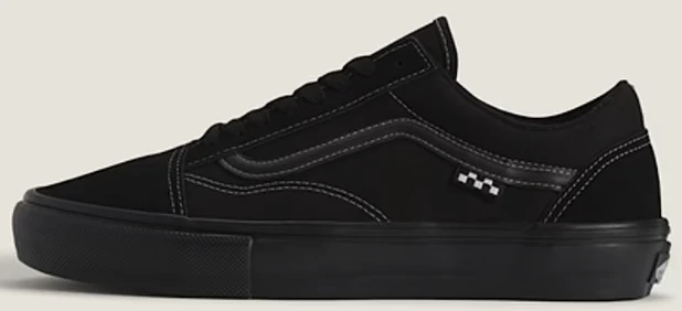 Vans - Skate Old Skool Shoes | Black Black Grey - Image 2