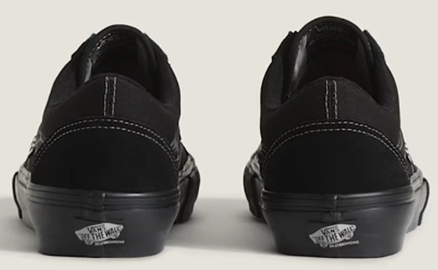 Vans - Skate Old Skool Shoes | Black Black Grey - Image 5