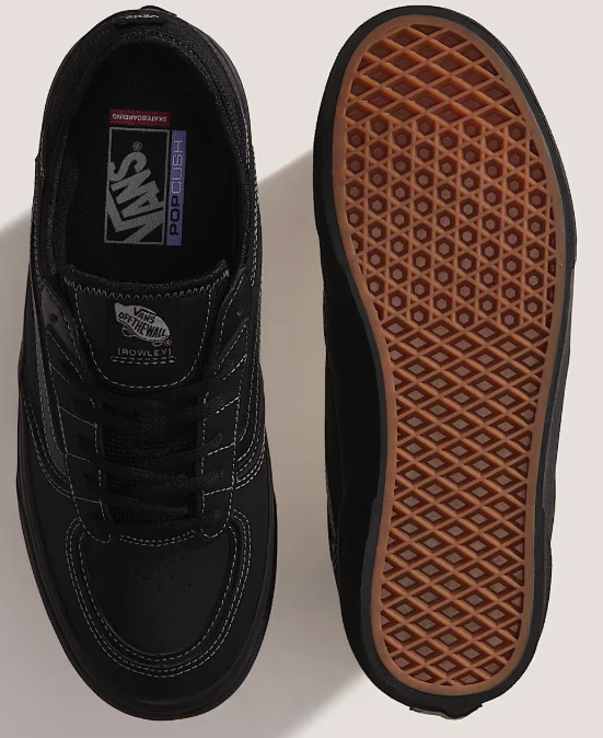 Vans - Skate Rowley Shoes | Black Black - Image 4