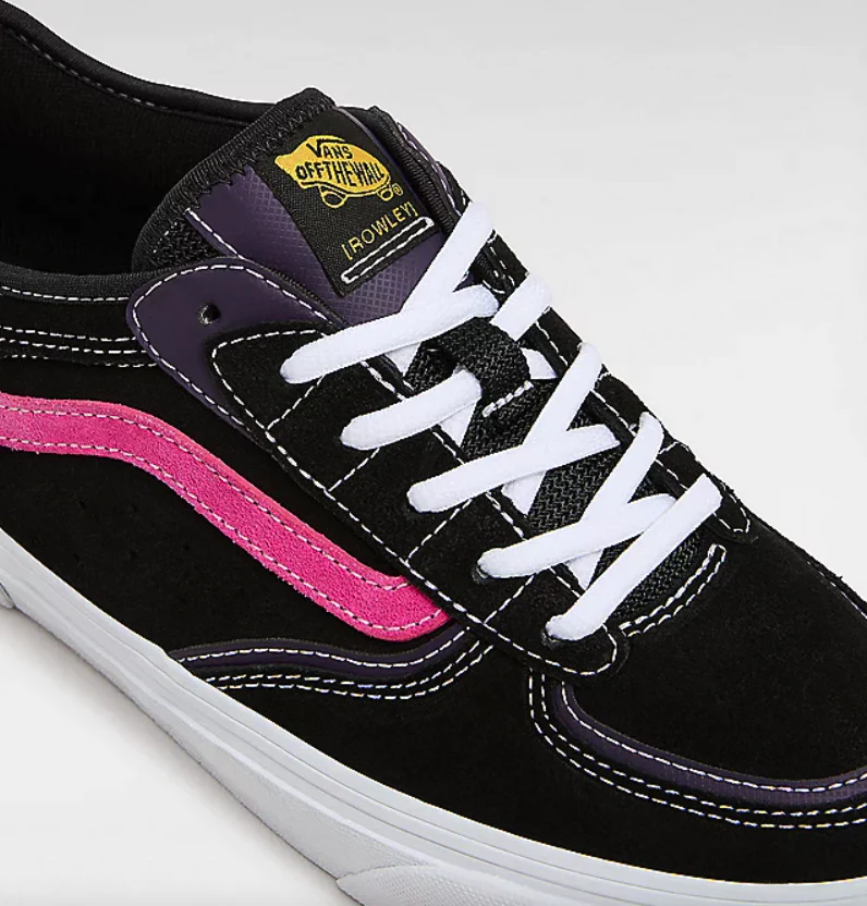 Vans - Skate Rowley Shoes | Black Pink - Image 2