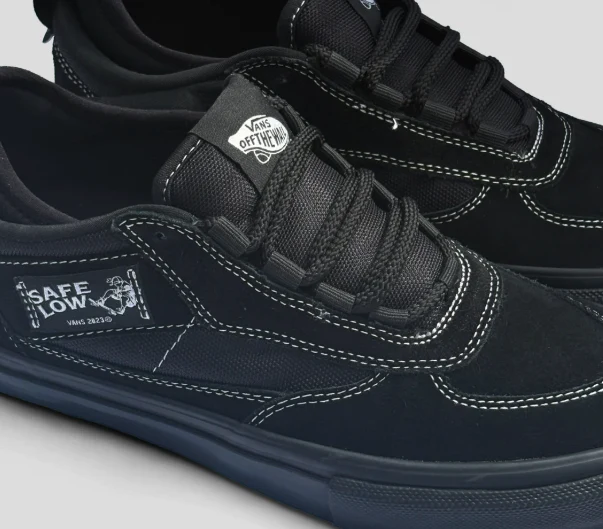 Vans - Skate Safe Low Shoes | Black Black - Image 3