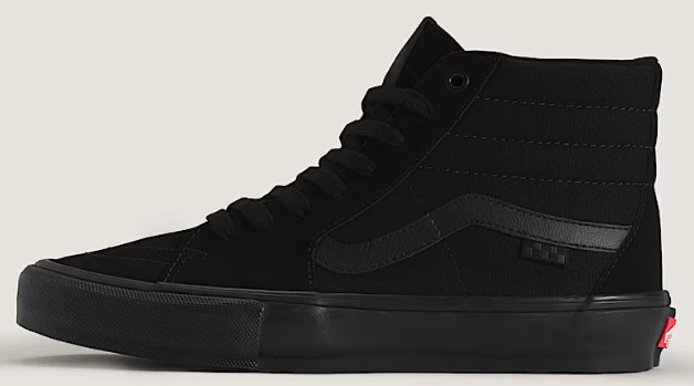 Vans - Skate Sk8-Hi Shoes | Black Black - Image 2