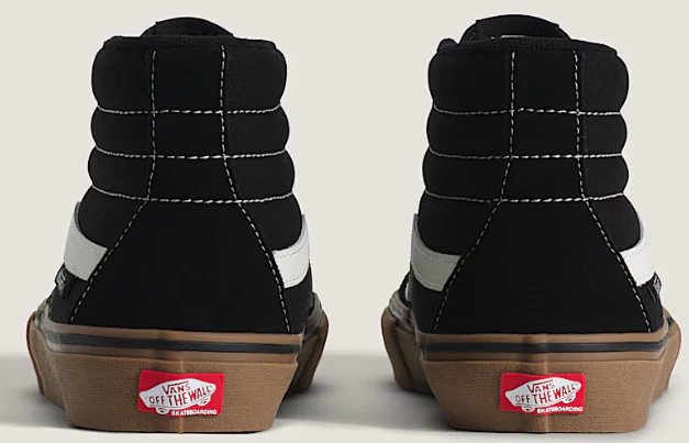 Vans - Skate Sk8-Hi Shoes | Black Gum - Image 4
