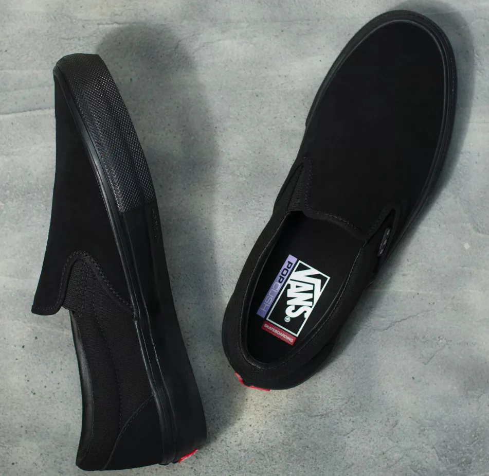 Vans - Skate Slip-On Shoes | Black Black - Image 2