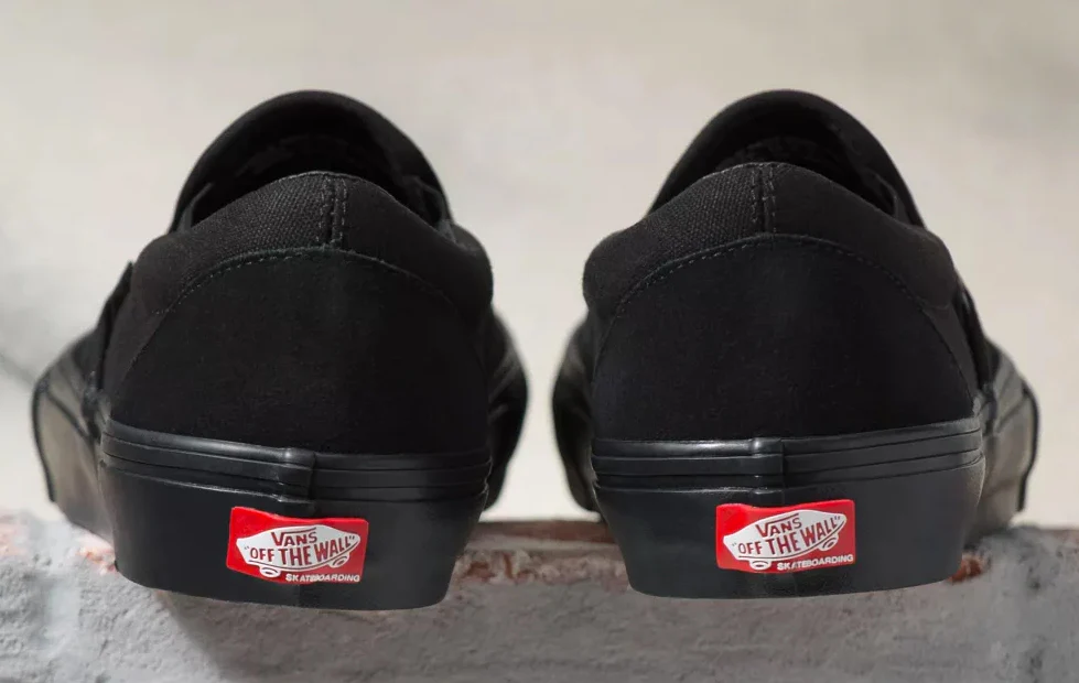 Vans - Skate Slip-On Shoes | Black Black - Image 4