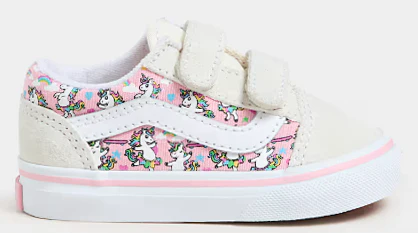 Vans - Toddler Old Skool V Shoes | Ballet Pink (Skaticorn)