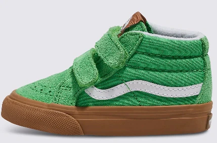 Vans - Toddler Sk8-Mid V Reissue Shoes | Green Gum