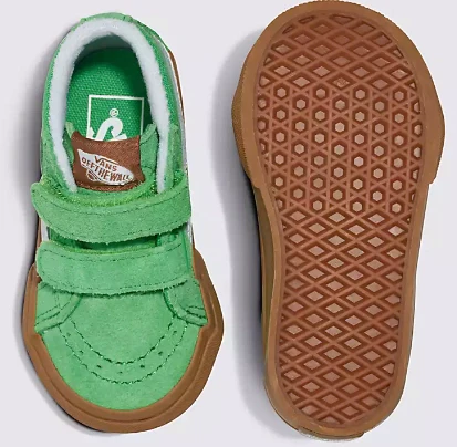 Vans - Toddler Sk8-Mid V Reissue Shoes | Green Gum - Image 3