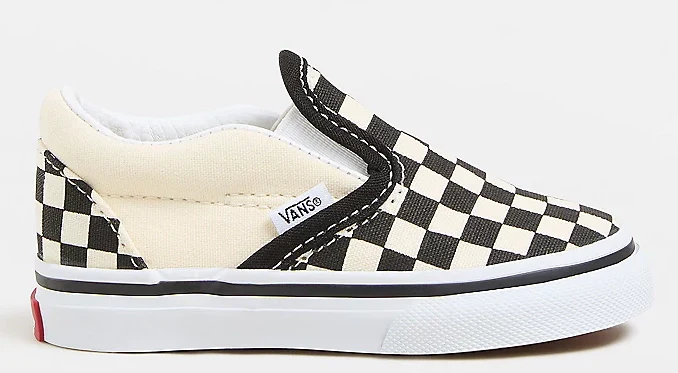 Vans - Toddler Slip-On Shoes | Black White (Checkerboard)