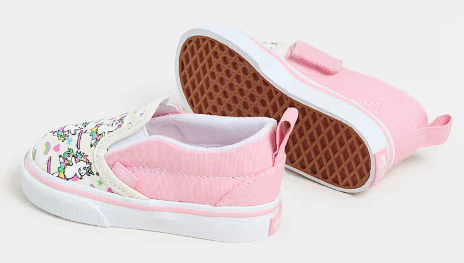 Vans - Toddler Slip-On V Shoes | Ballet Pink (Skaticorn) - Image 3