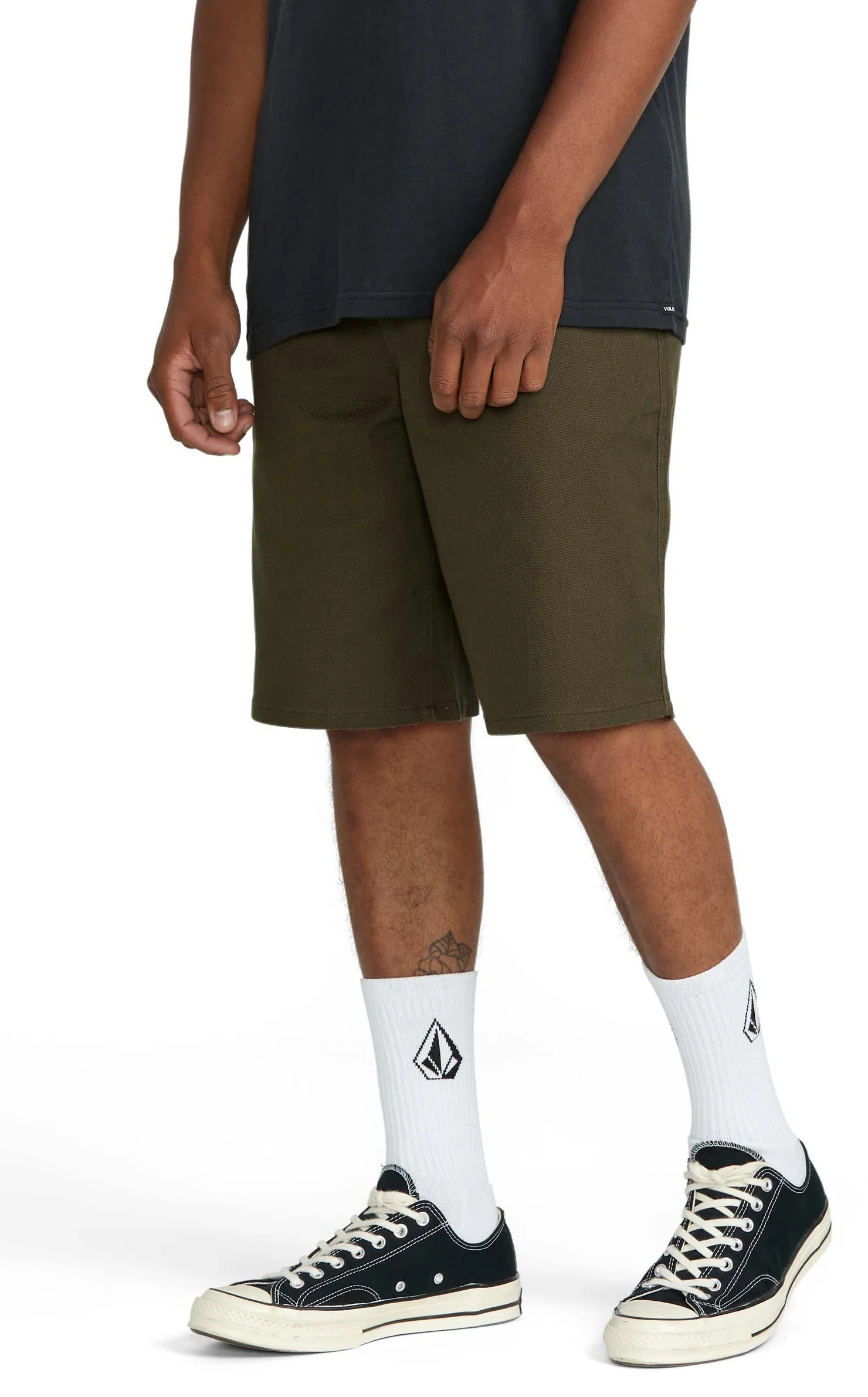 Volcom - Billow Loose Fit Chino Shorts | Wren - Image 3