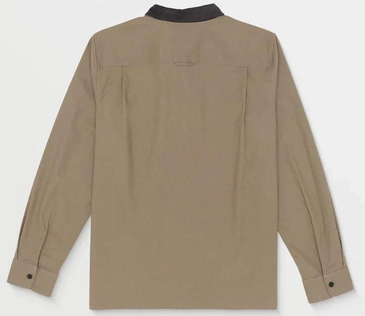 Volcom - Debasser L/S Workwear Shirt | Teak - Image 2
