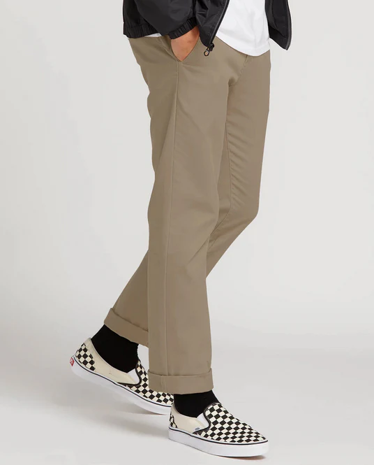 Volcom - Frickin Modern Stretch Chino Pants | Khaki - Image 3