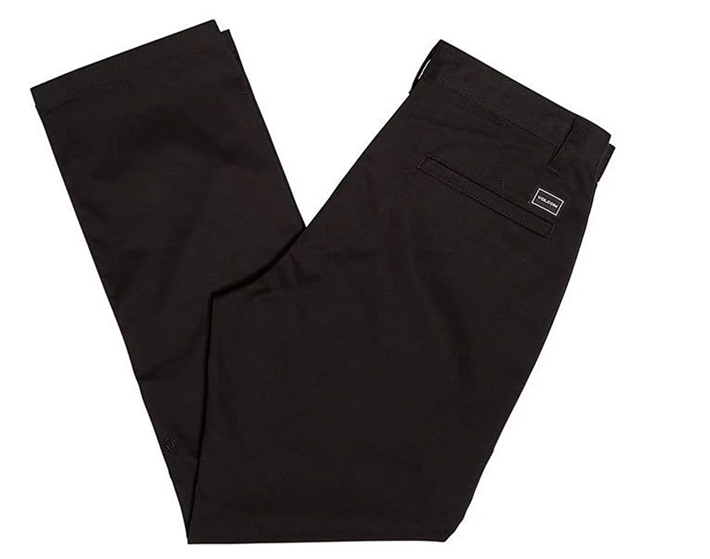 Volcom - Frickin Skate Stretch Chino Pants | Black - Image 3