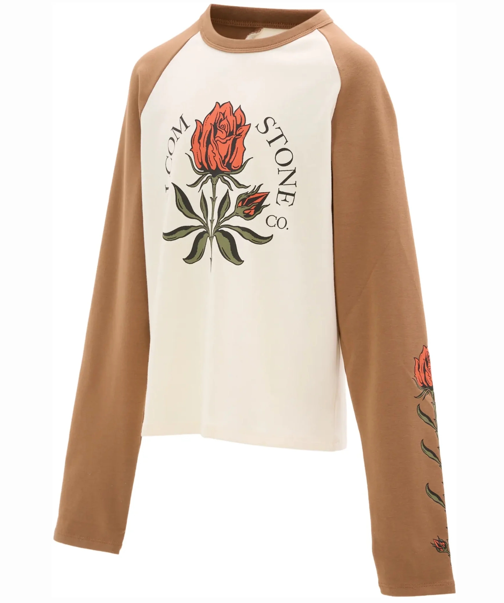 Volcom - Giving In Raglan tee | Coconut Shell
