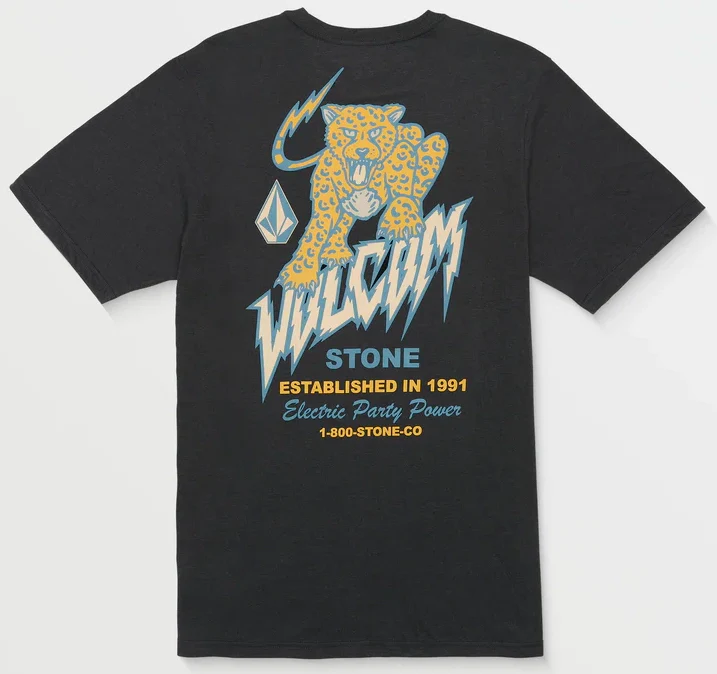 Volcom - Meow Tee | Washed Black Heather - Image 2