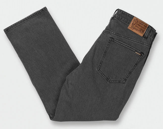 Volcom - Nailer Loose Fit Jeans | Stoney Black - Image 2