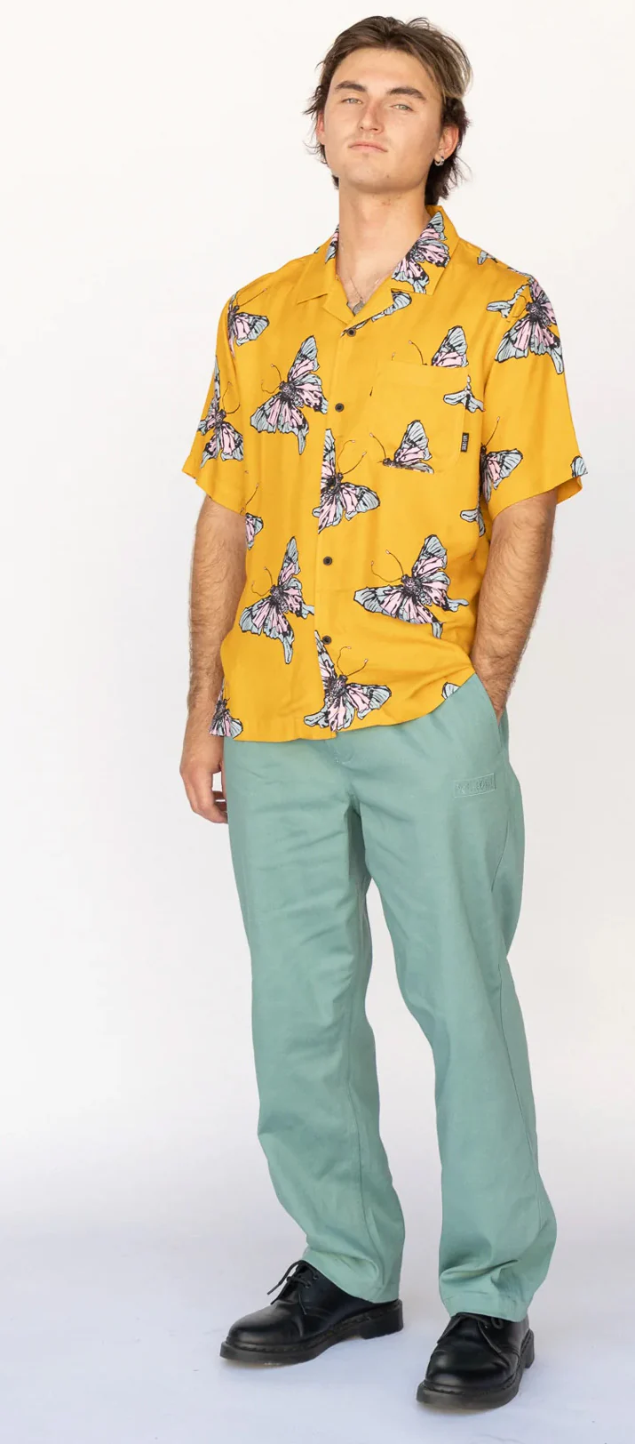 Welcome - Principal Elastic Waist Twill Pants | Petrol - Image 4